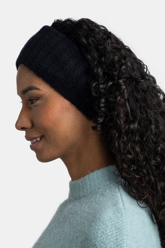 Buff Knitted Neckwarmer Nilah Night Blue dark blue