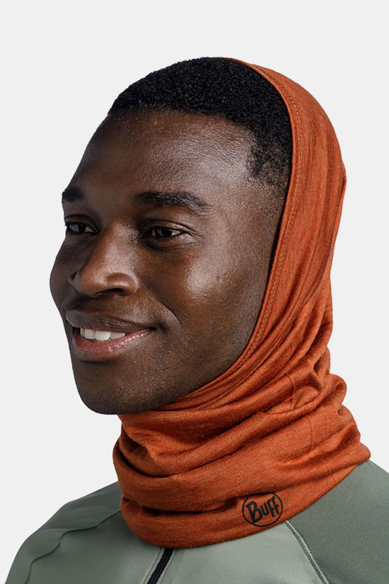 Buff Merino Lightweight Solid Cinnamon Nekwarmer rust