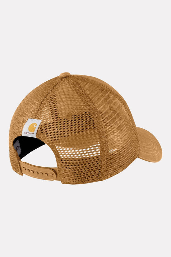 Carhartt Canvas Mesh-Black Logo Grapich Pet mid brown