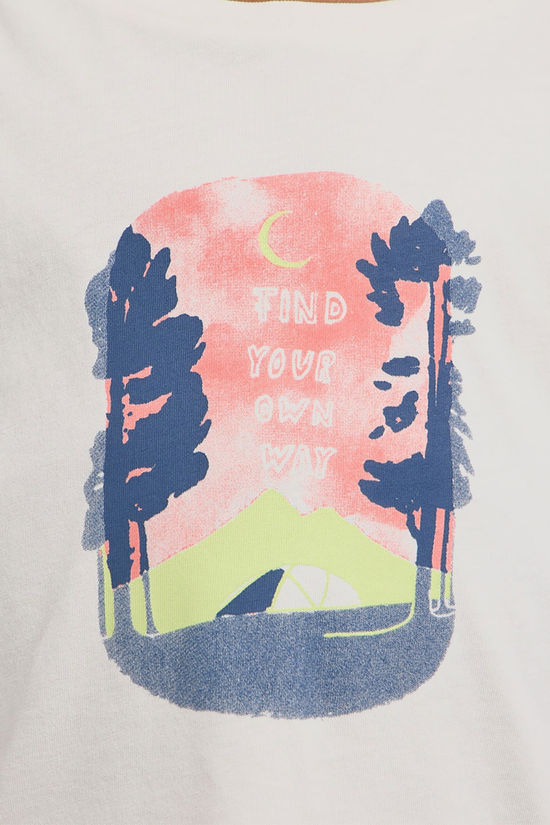 Jack Wolfskin Graphic Girls T T-Shirt Junior white