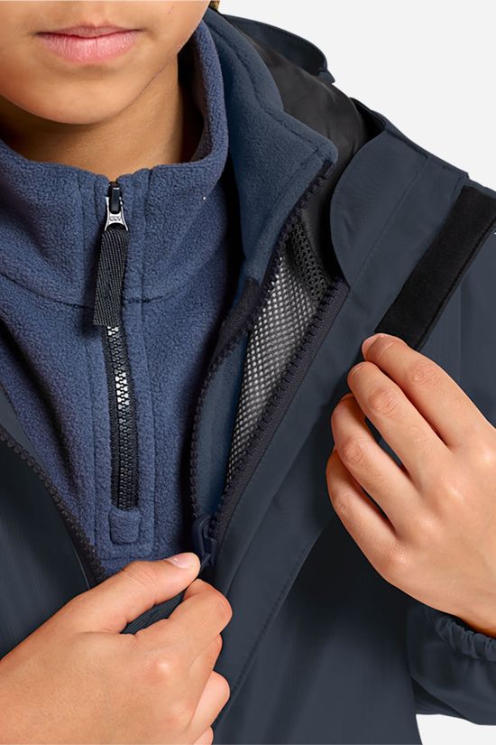 Jack Wolfskin Iceland 3-In-1 Jas Kind Navy Blue