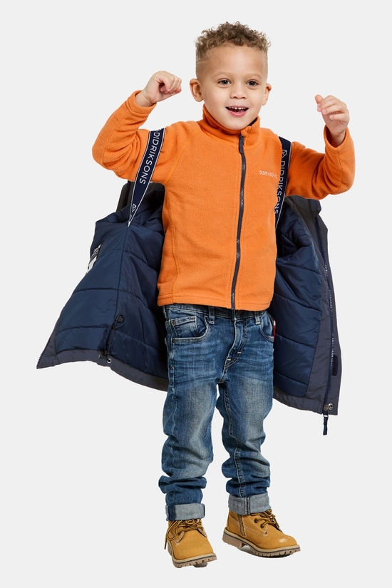 Didriksons Bjärven Parka Junior Navy Blue