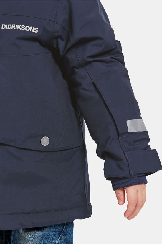 Didriksons Bjärven Parka Junior Navy Blue