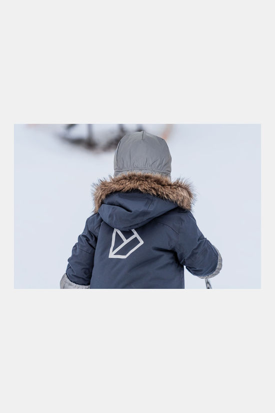 Didriksons Bjärven Parka Junior Navy Blue