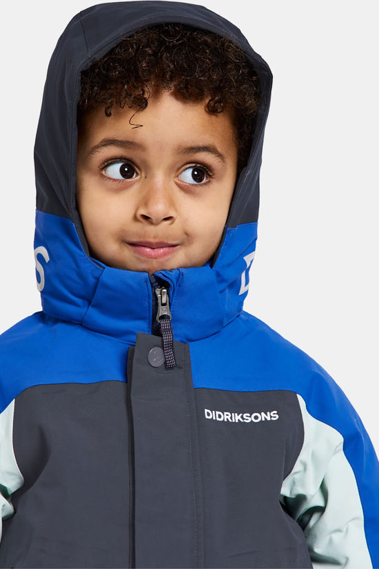 Didriksons Neptun Gevoerde Jas Junior Navy Blue