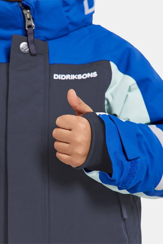 Didriksons Neptun Gevoerde Jas Junior Navy Blue