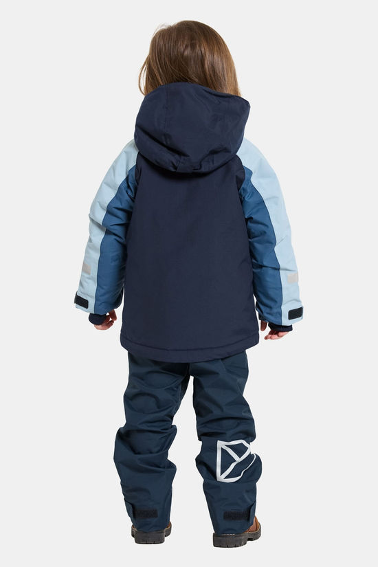 Didriksons Neptun Gevoerde Jas Junior Navy Blue