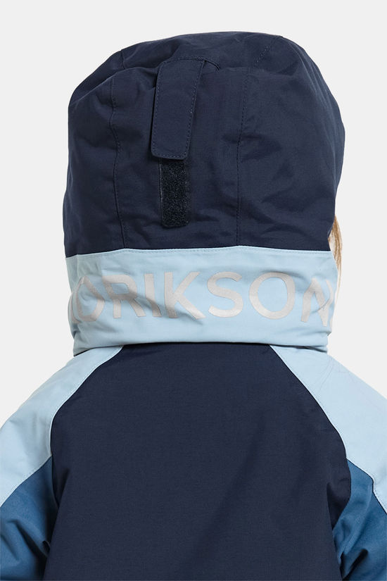 Didriksons Neptun Gevoerde Jas Junior Navy Blue