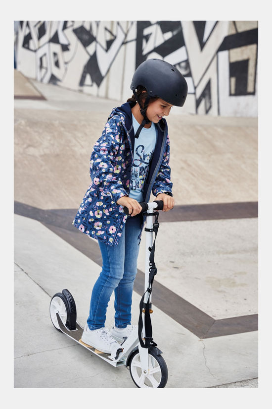 Color Kids Softshell All Over Print Softshell Jas Junior Dark Blue/Ass. Flower