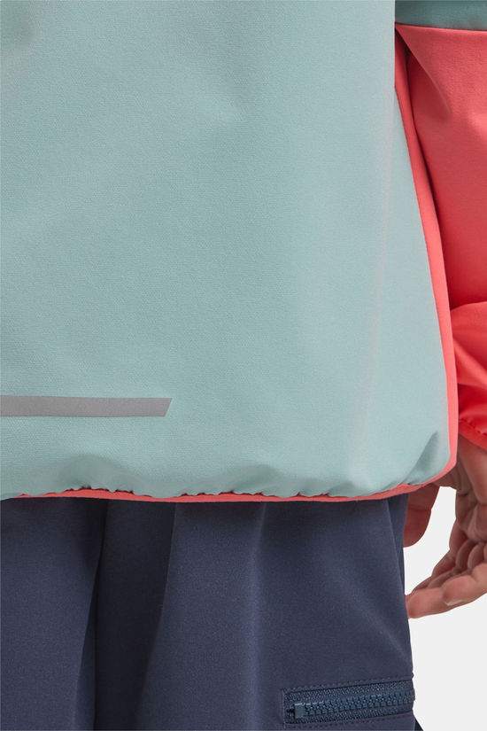 Jack Wolfskin Turbulence Hooded Softshell Jas Junior Fuchsia/light green