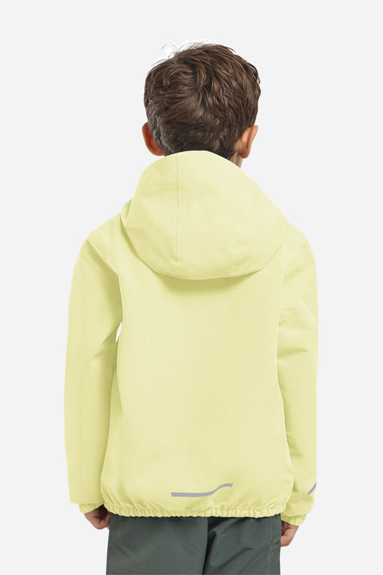 Jack Wolfskin Flaze Jacket K Hardshell Jas Junior light yellow