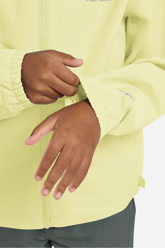 Jack Wolfskin Flaze Jacket K Hardshell Jas Junior light yellow