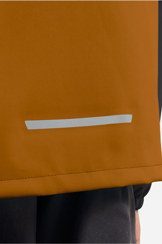 Jack Wolfskin Adventuretribe 2L Regenjas Junior rust/dark grey