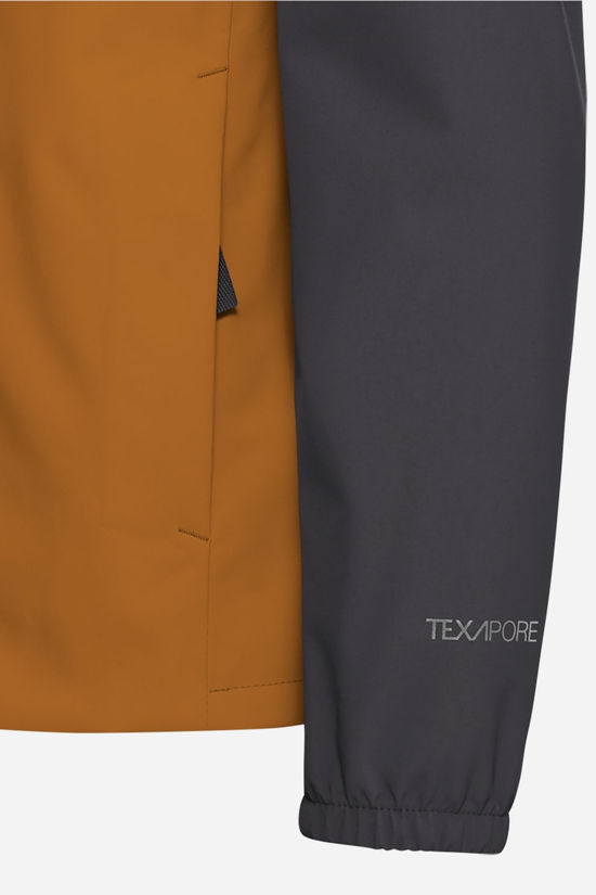 Jack Wolfskin Adventuretribe 2L Regenjas Junior rust/dark grey