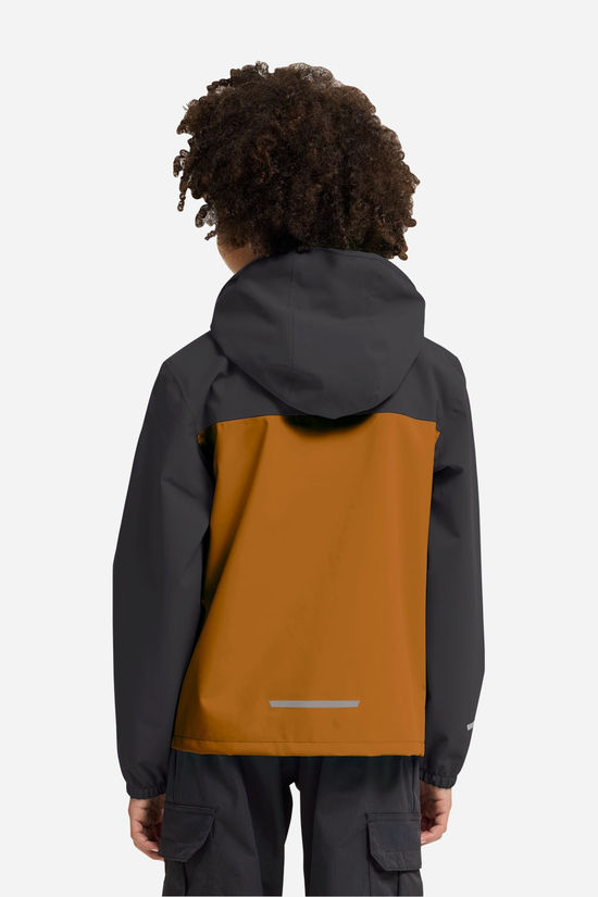 Jack Wolfskin Adventuretribe 2L Regenjas Junior rust/dark grey