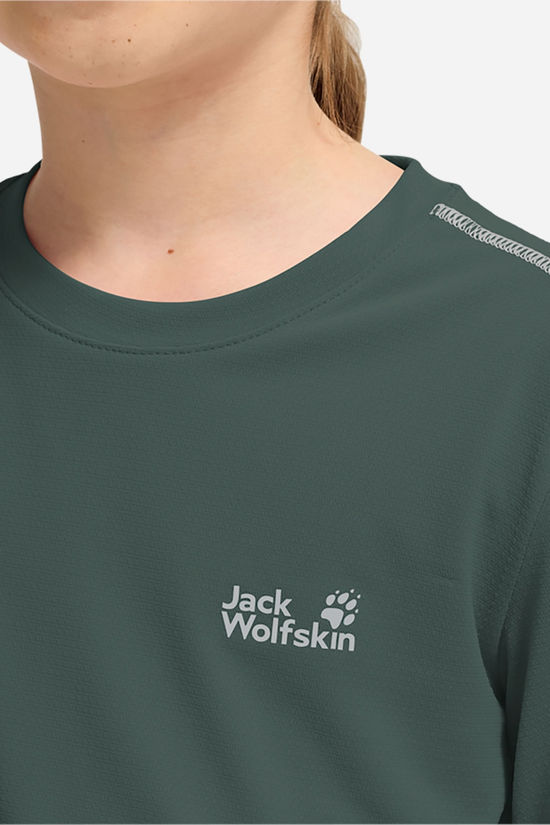Jack Wolfskin Flare LS Shirt Junior dark khaki