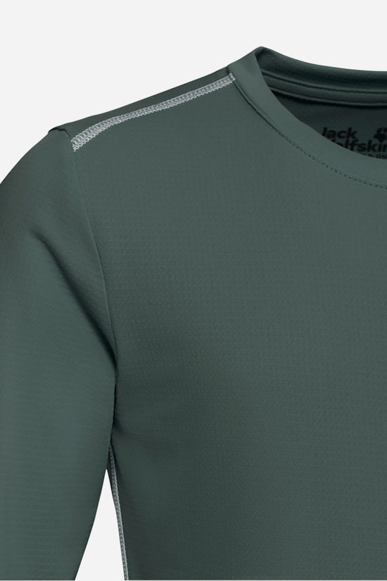 Jack Wolfskin Flare LS Shirt Junior dark khaki