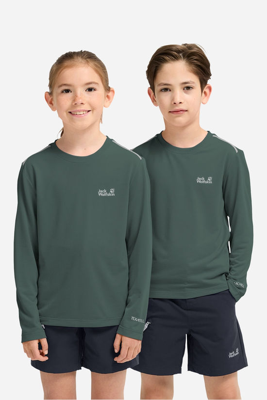 Jack Wolfskin Flare LS Shirt Junior dark khaki