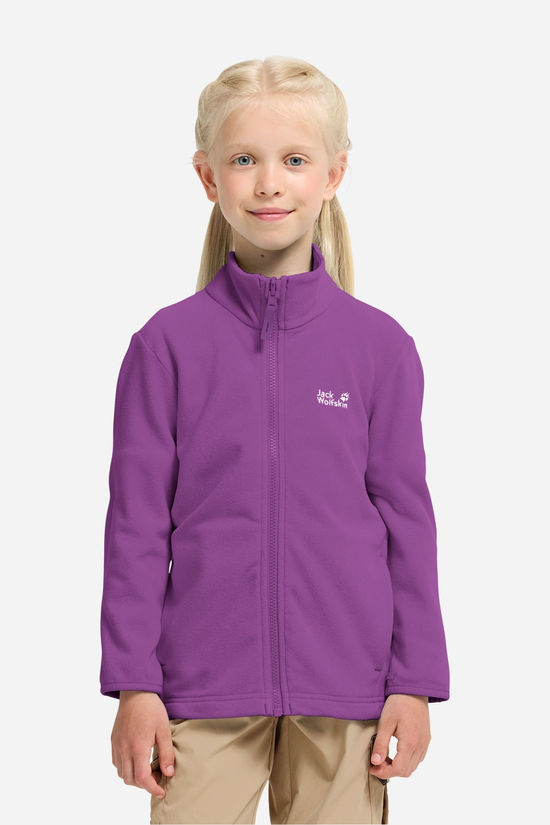 Jack Wolfskin Taunus 100 FZ Fleecevest Junior purple