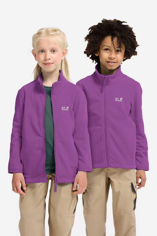 Jack Wolfskin Taunus 100 FZ Fleecevest Junior purple
