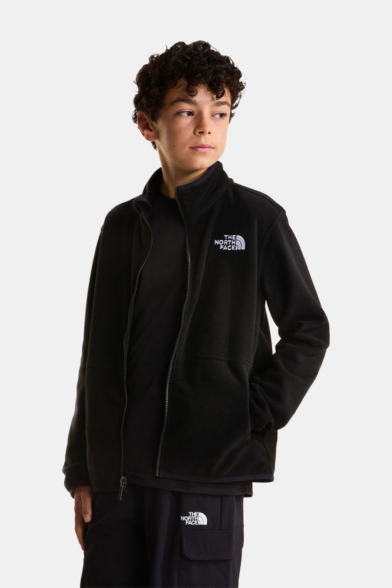 The North Face Glacier FZ Zip In Fleecevest Tiener black