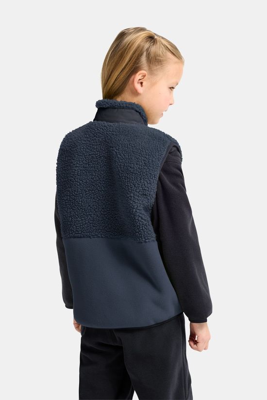 Jack Wolfskin Ice Curl Bodywarmer Kids Navy Blue