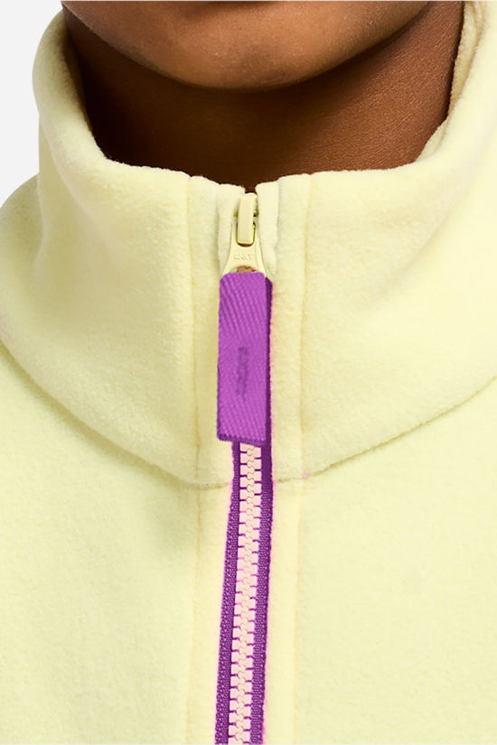 Jack Wolfskin Colorblock Taunus HZ Fleecetrui Junior light yellow