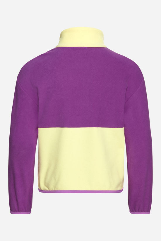 Jack Wolfskin Colorblock Taunus HZ Fleecetrui Junior light yellow