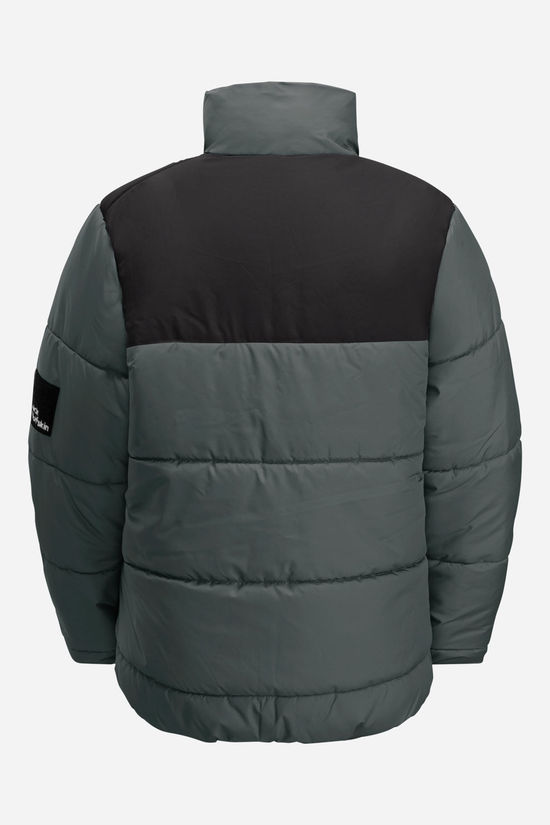 Jack Wolfskin Teen Ins Jacket Y Donsjas Junior dark grey/mid khaki