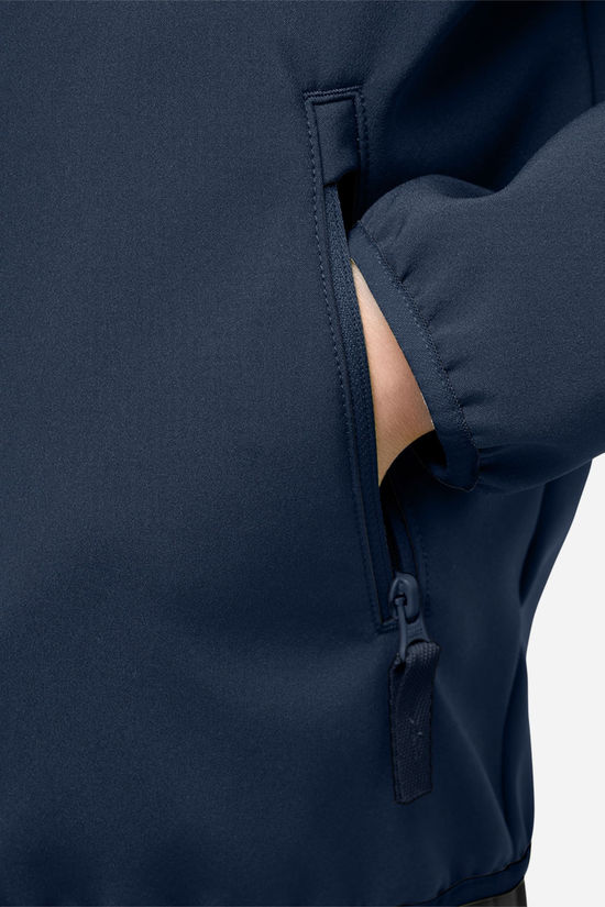 Jack Wolfskin Fourwinds Softshell Jas Junior dark blue