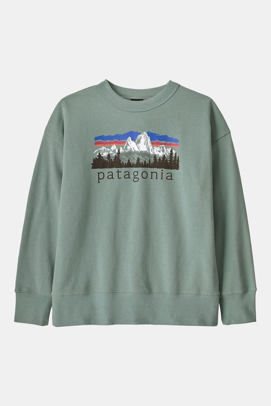 Patagonia Crew Sweatshirt Trui Kind dark green/green