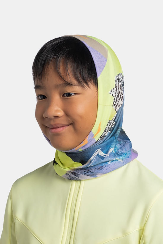 Buff Original Ecostretch Darau Multi Nekwarmer Junior Lime Green/Lilac