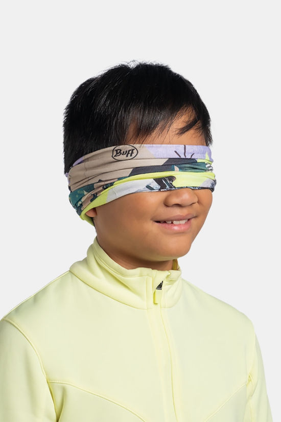 Buff Original Ecostretch Darau Multi Nekwarmer Junior Lime Green/Lilac