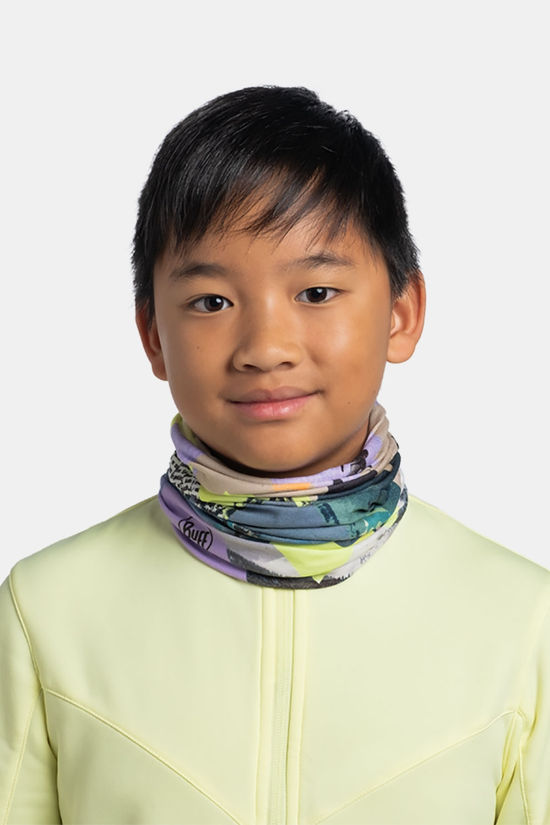 Buff Original Ecostretch Darau Multi Nekwarmer Junior Lime Green/Lilac