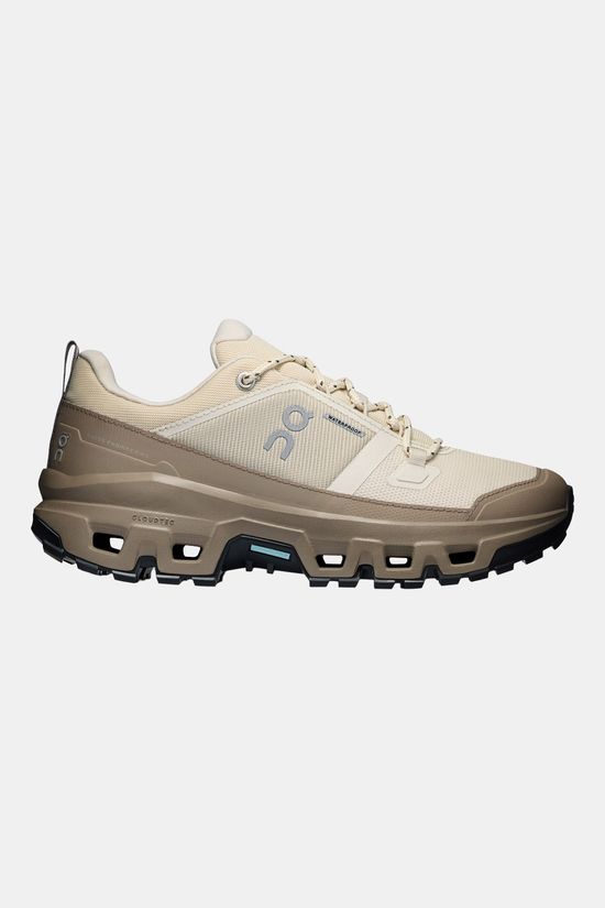 On Cloudrock Low WP Wandelschoen Dames Ecru/Off White