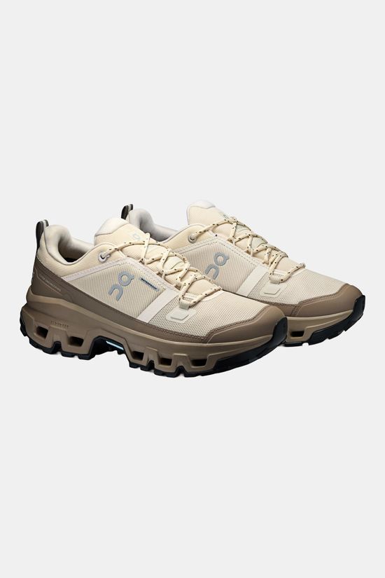On Cloudrock Low WP Wandelschoen Dames Ecru/Off White