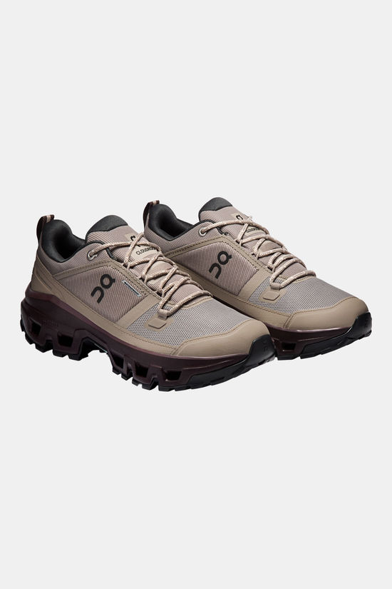 On Cloudrock Low WP Wandelschoen Dames mid grey/light grey