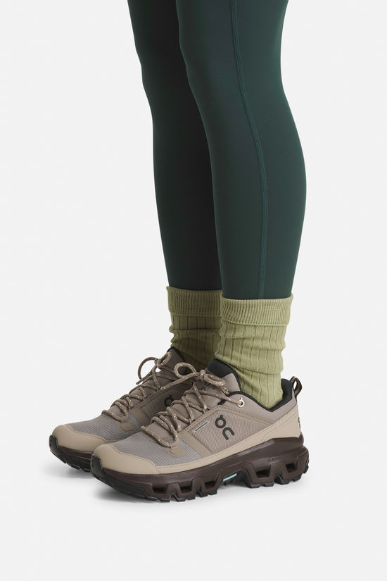 On Cloudrock Low WP Wandelschoen Dames mid grey/light grey
