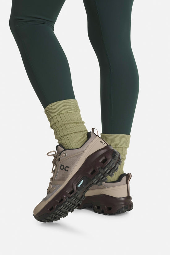 On Cloudrock Low WP Wandelschoen Dames mid grey/light grey