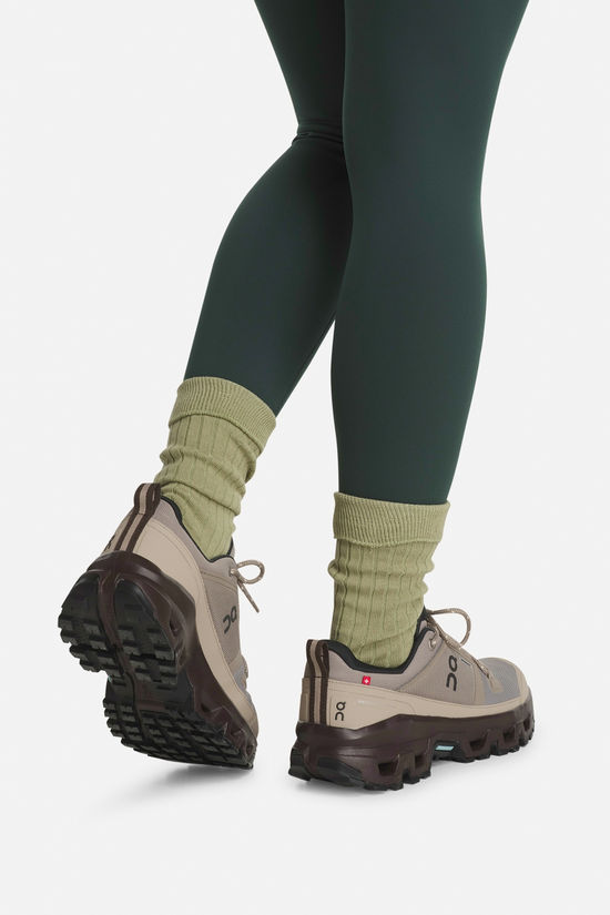 On Cloudrock Low WP Wandelschoen Dames mid grey/light grey