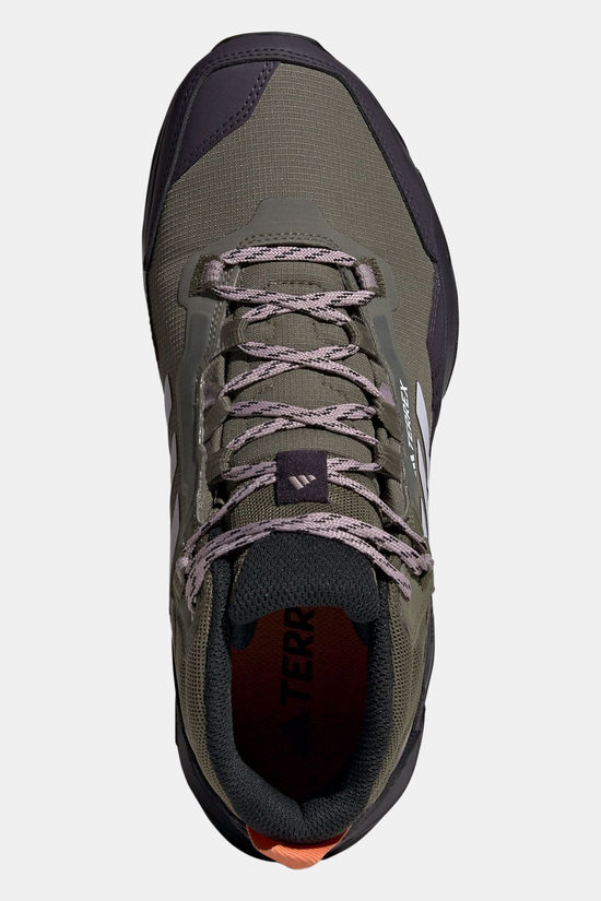 adidas Terrex Ax4 Mid Gore-Tex Wandelschoen Dames Olive Green/Purple