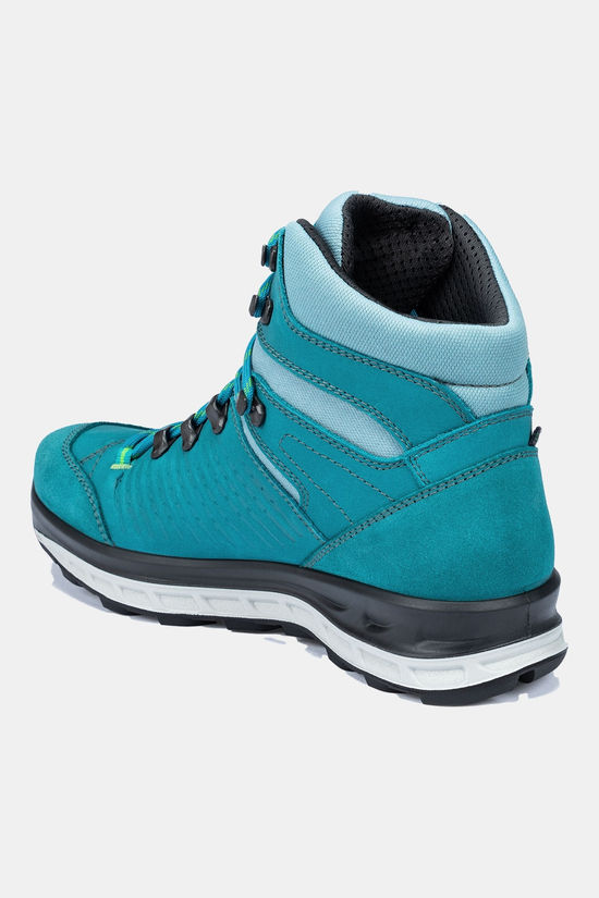 Hanwag Bluecliff EcoShell Lady Wandelschoen Petrol/Lime Green
