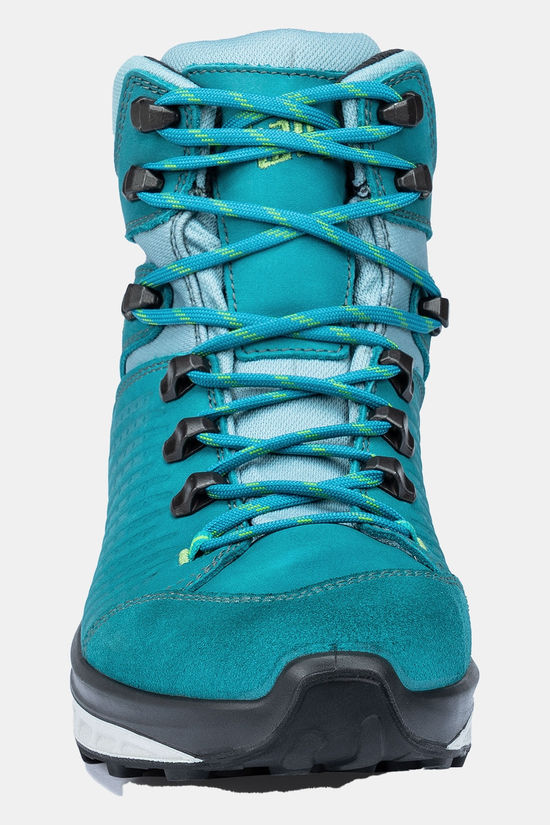 Hanwag Bluecliff EcoShell Lady Wandelschoen Petrol/Lime Green