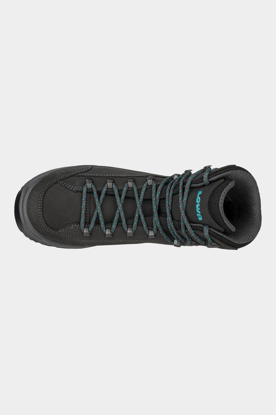 Lowa Renegade Evo Gore-Tex Mid Wandelschoen Dames Dark Grey/Turquoise