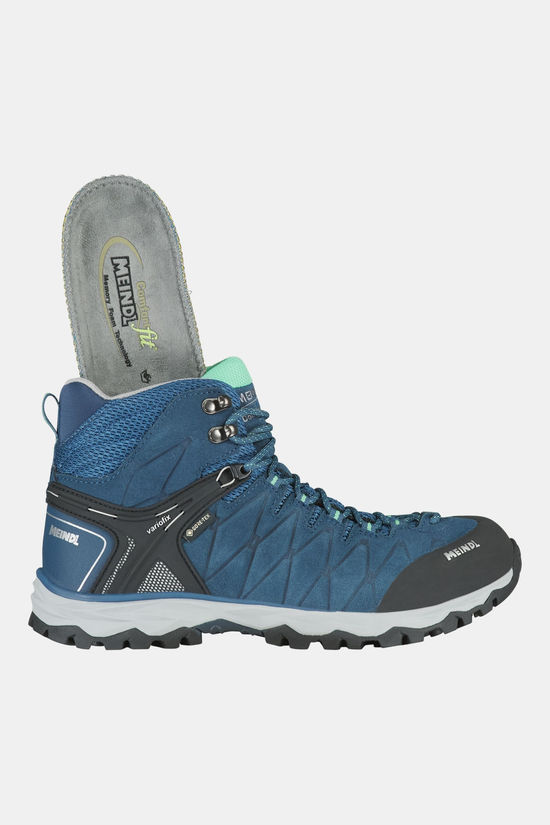 Meindl Mondello Lady Mid Gore-Tex Comfort-Fit Wandelschoen blue/mid grey
