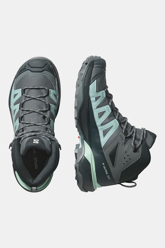 Salomon X Ultra 360 Mid Gore-Tex Wandelschoen Dames dark grey/light blue