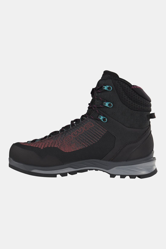 Lowa Mangart Gore-Tex Mid Bergschoen Dames black/dark red
