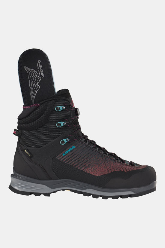 Lowa Mangart Gore-Tex Mid Bergschoen Dames black/dark red