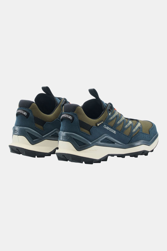 Lowa Maddox Pro Gore-Tex Lo Wandelschoen Heren Navy Blue/Mid Khaki