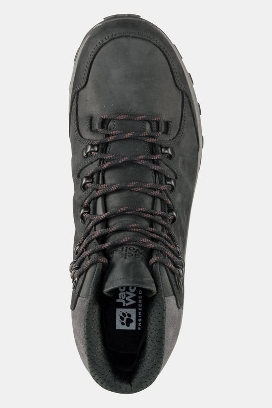 Jack Wolfskin Refugio Prime Texapore Mid Wandelschoen black/dark grey